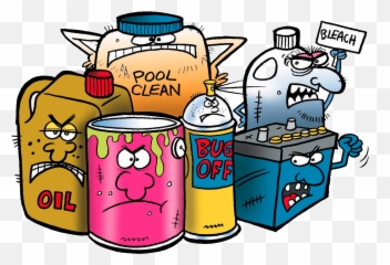 Household Hazardous Chemicals Clipart - Full Size png