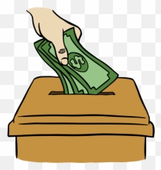 Library Of Donating Money Black And White Png Files - Donation Clipart Png