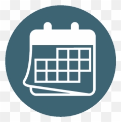 Mait - Blue Background Calendar Icon png