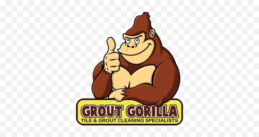 Tile U0026 Grout Clear Sealing - Grout Gorilla Cartoon Png,Gorilla Transparent