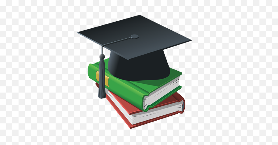 Education Cap Books Png - Books And Graduation Hat Full Books With Graduation Cap Png,Books Png