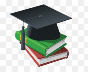 Education Cap Books Png - Books And Graduation Hat Full Books With Graduation Cap Png,Books Png