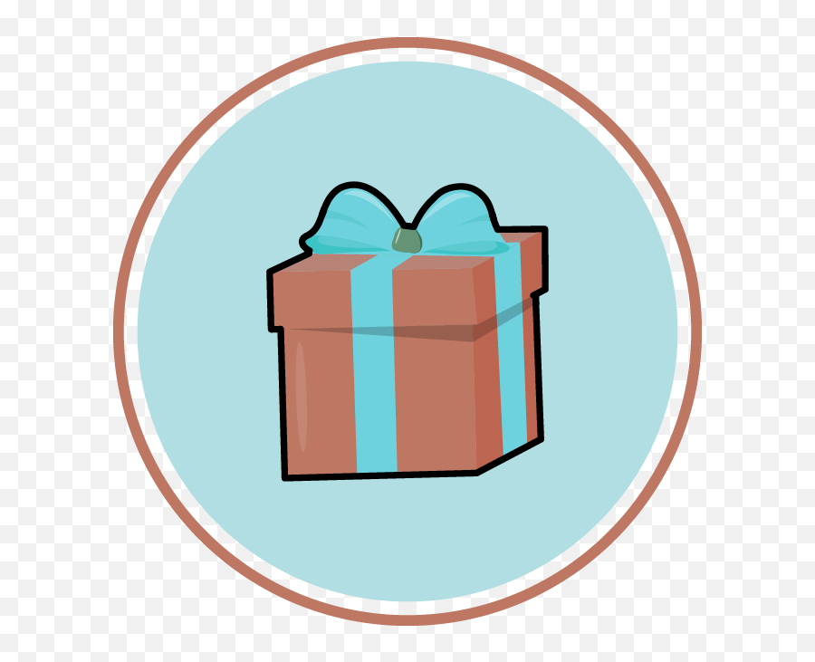 Christmas Icon Gift Red Blue - Vertical Png,Gift Shop Icon