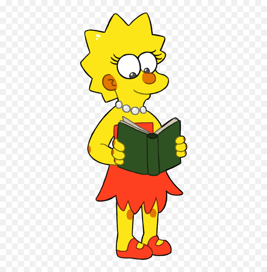 Lisa Simpson Sticker By Garrett Strangelove - Simpsons Cartoon Png,Lisa Simpson Png