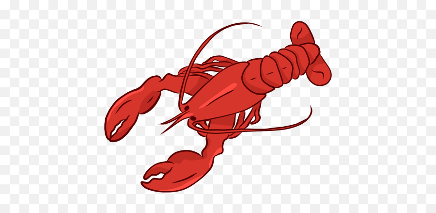 Lobster Claw Antenna Tail Illustration - Lagosta Desenho Png,Crawfish Icon