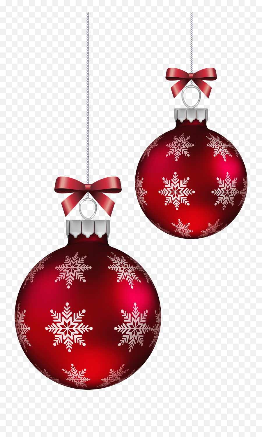 Christmas Ornament Icon Clip Art - Red Christmas Balls Png,Icon Christmas Ornaments