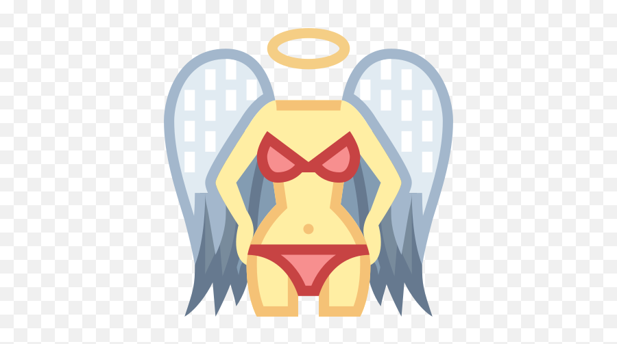 Victoria Secret Angel Icon In Office S Style - Fictional Character Png,Angel Icon Png