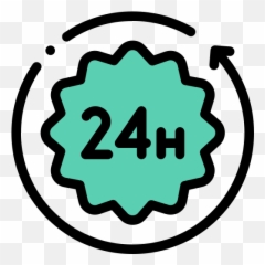 Open 24 Hours - Free communications icons Certificado Icone png