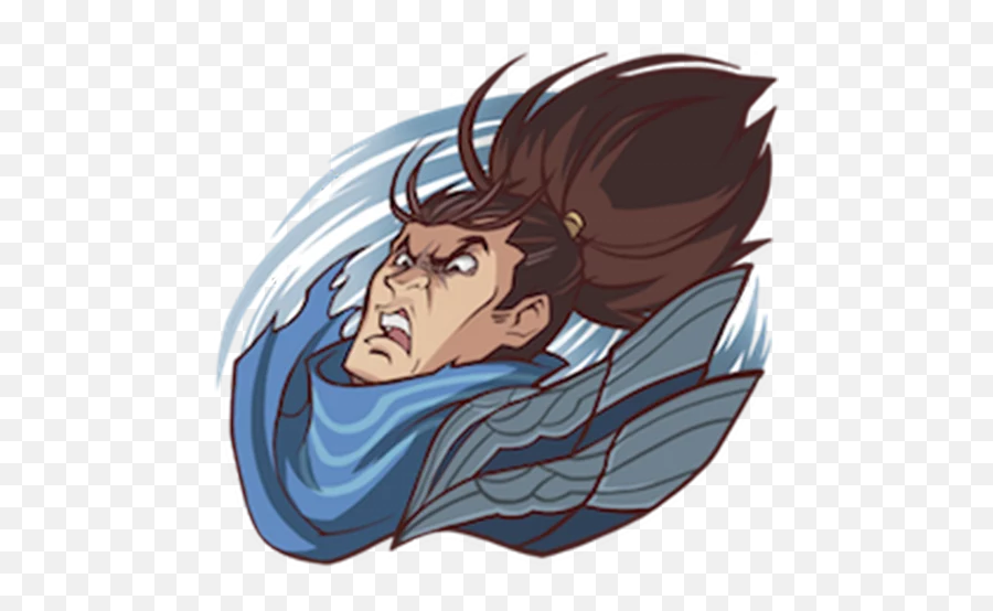 Telegram Sticker From League Of Legends Pack - League Of Legends Yasuo Sticker Png,League Of Legends Icon Emote
