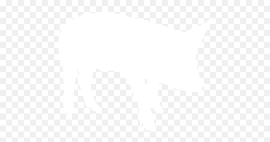 White Pig 8 Icon - Free White Animal Icons Animal Figure Png,Cute Cow Icon
