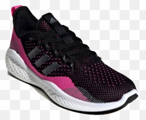Adidas Womens Fluidflow 20 Running Shoes - Gray Pink png