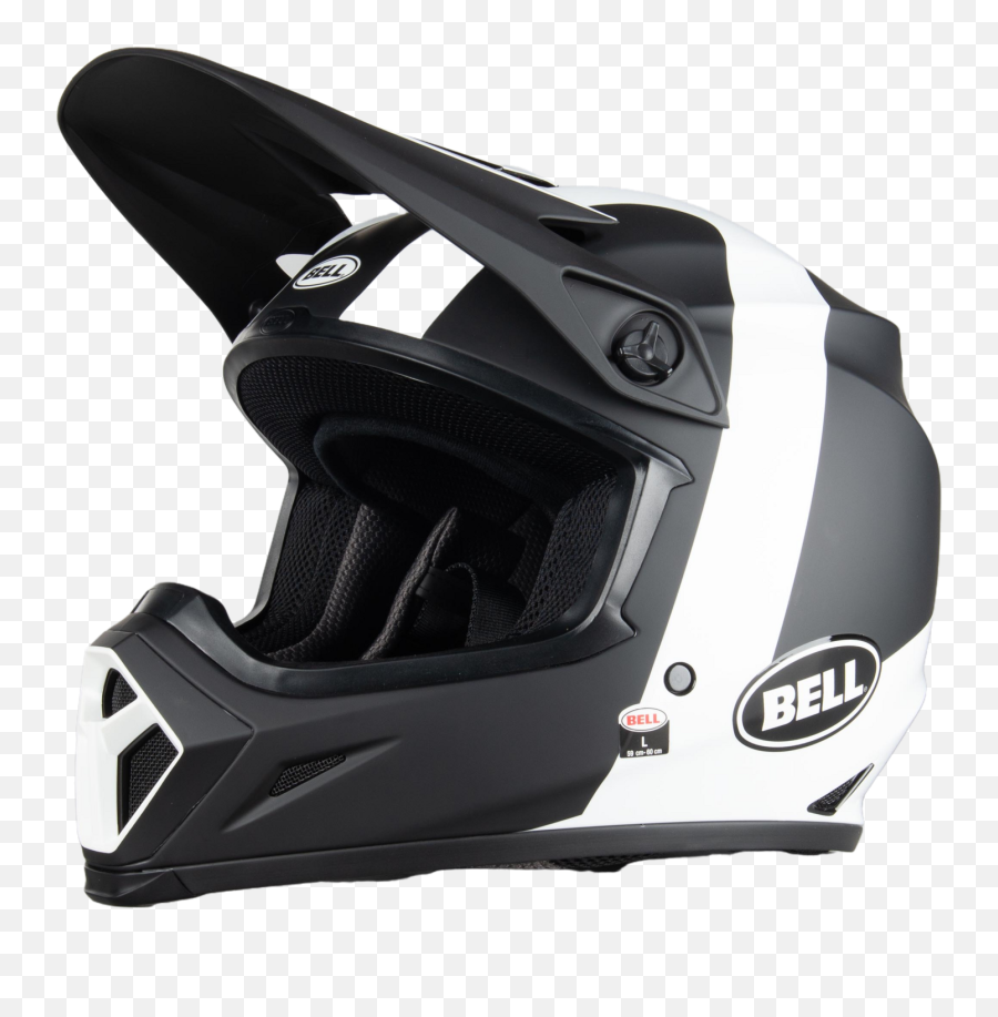 Bell Mx - 9 Mips Presence Helmet Blackwhite Motorcycle Helmet Png,Icon Search And Destroy Helmet For Sale