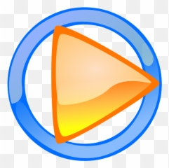 Triangleareasymbol Png Clipart - Royalty Free SVG Colorful Play Button
