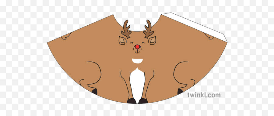 Rudolph Illustration - Twinkl Cartoon Png,Rudolph Png
