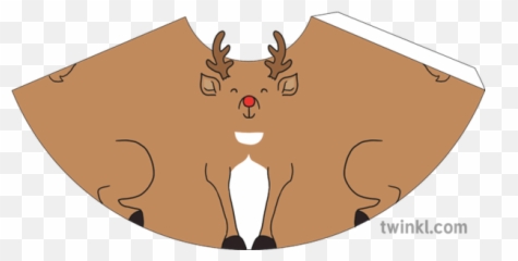 Rudolph Illustration - Twinkl Cartoon Png,Rudolph Png