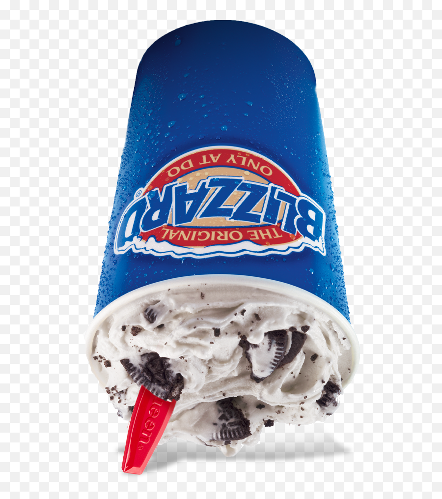 Oreo Cookie Blizzard Treat - Dairy Queen Cookie Dough Blizzard Png,Oreo Transparent