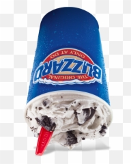 Oreo Cookie Blizzard Treat - Dairy Queen Cookie Dough Blizzard Png,Oreo Transparent
