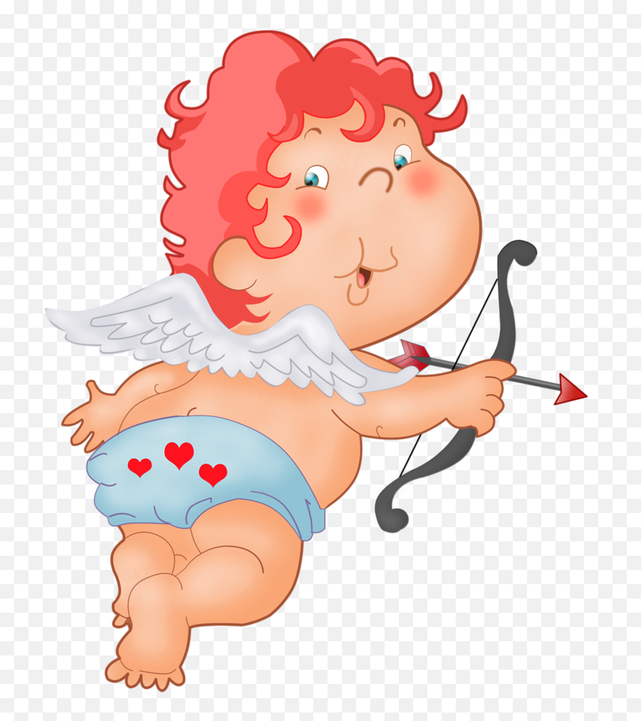 Cupid - Cute Transparent Background Cute Valentine Clipart Png,Cupid Transparent Background