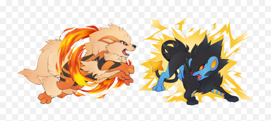 Luxray Png - Arcanine Luxray,Growlithe Png