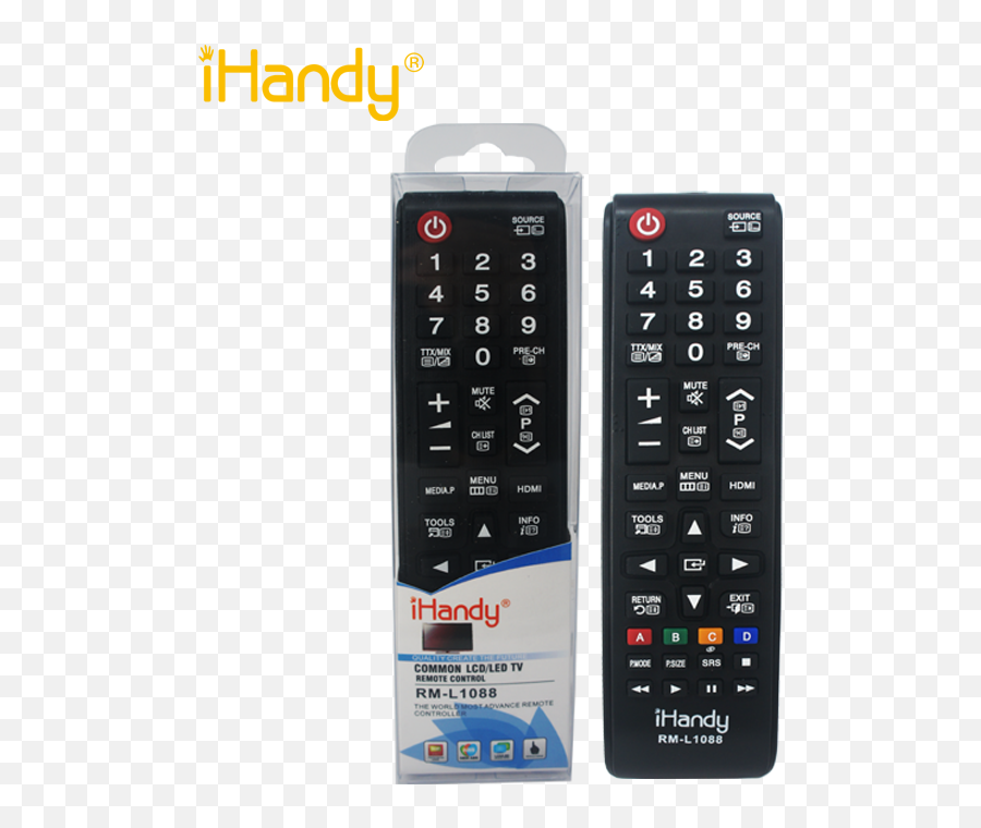 Ihandy Rm - L1088 Custom Universal Lcd Led Ir Tv Remote Modelos De Control Remoto Universal Samsung Png,Tv Remote Png