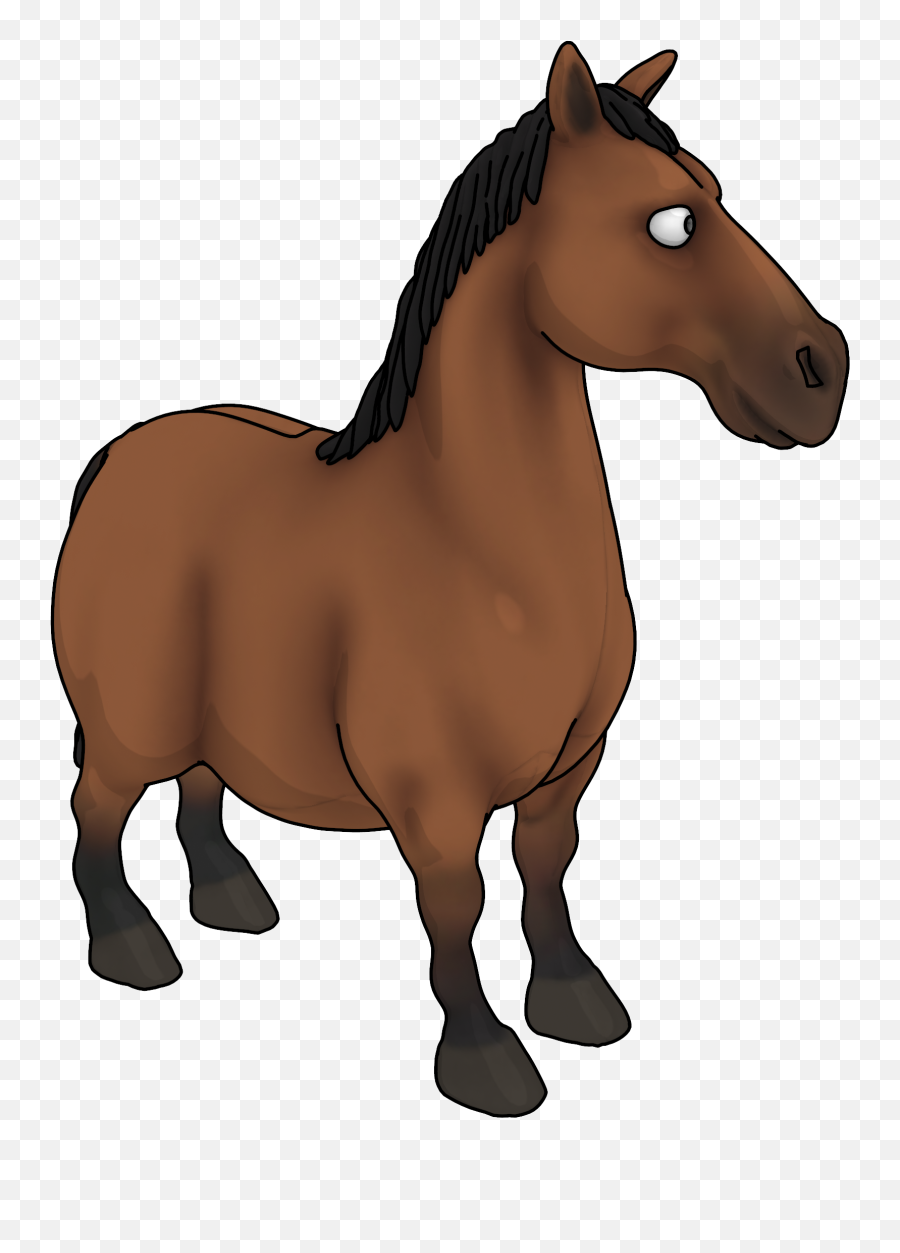 Horse V1 Side Clipart Png - Portable Network Graphics,Horse Clipart Png