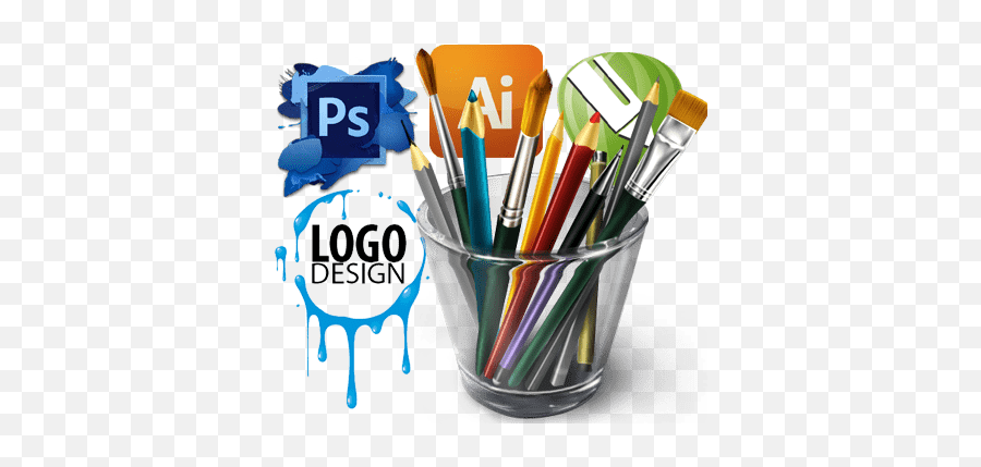 Logo Design Company Creative Service In Delhi - Transparent Ps Png Icon,Paint Brush Logo