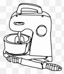 Baking Clipart Whip Transparent Cartoon - Jingfm Black White png