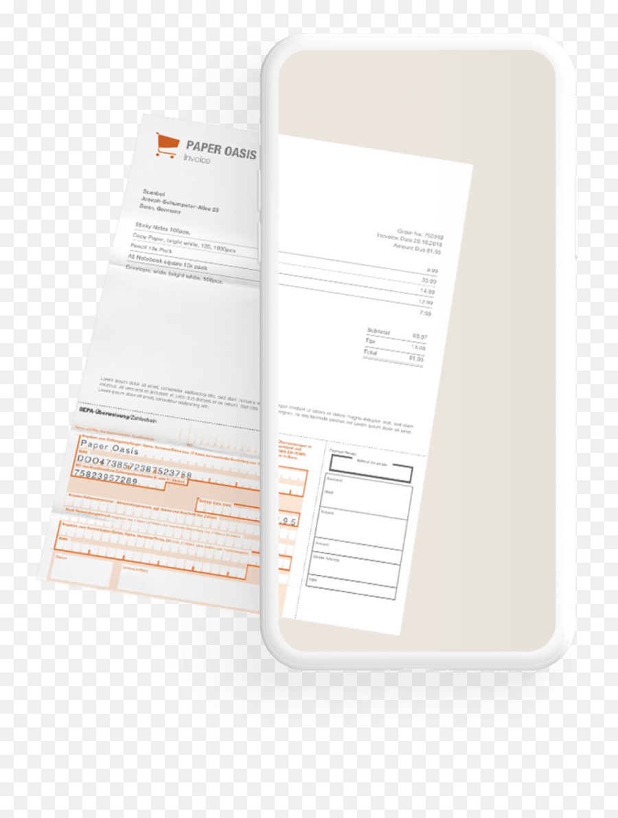 Document Scanner Sdk - Scanbot Sdk Document Png,Scanner Png