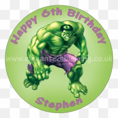 Download Hd Animated Incredible Hulk Transparent Png Image - Cartoon,Hulk Transparent