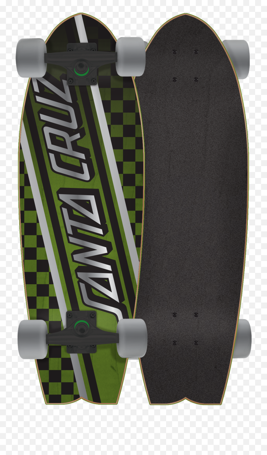 Santa Cruz Check Strip Shark Cruzer Complete Free Usa Shipping Png Skateboard Transparent