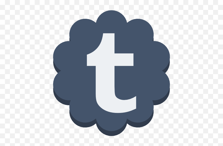 Tumblr Flower Free Icon Of Social Media Icons - Circle Tumblr Logo Transparent Png,Flower Transparent Tumblr