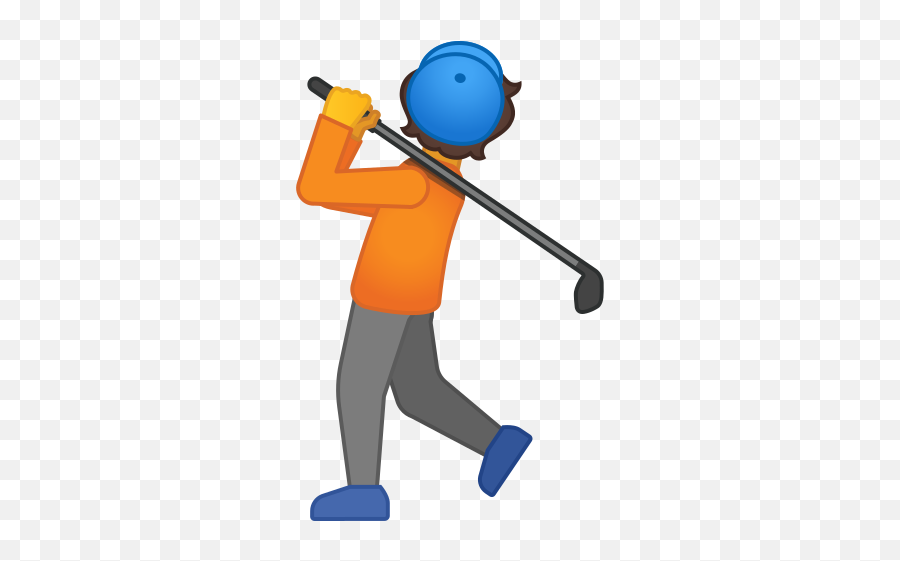 Person Golfing Emoji - Golf Emoji Png,Golf Png