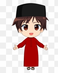 Mosque Clipart Islam Person Transparent - Anime Muslim Png
