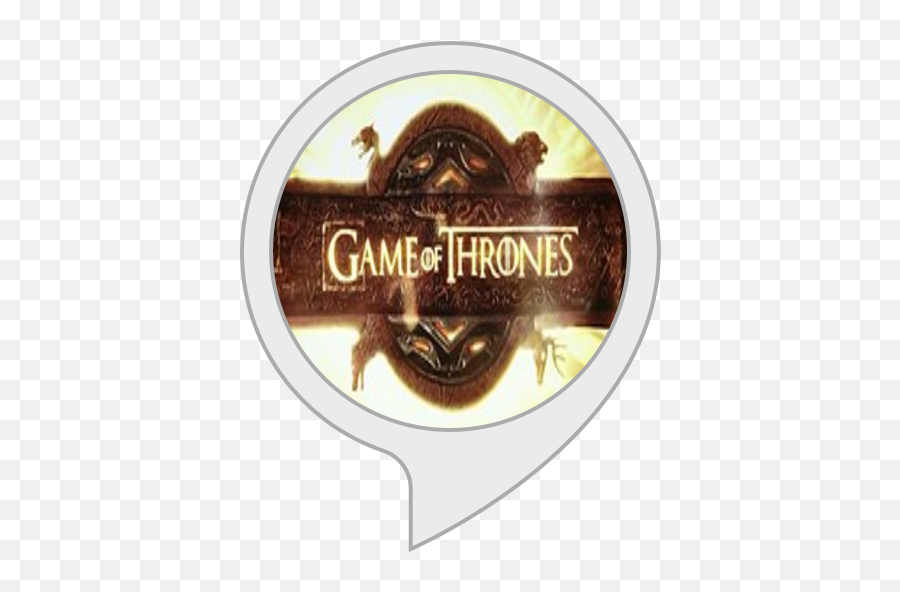 Amazoncom Game Of Thrones Facts Alexa Skills - Label Png,Game Of Thrones Logo Transparent