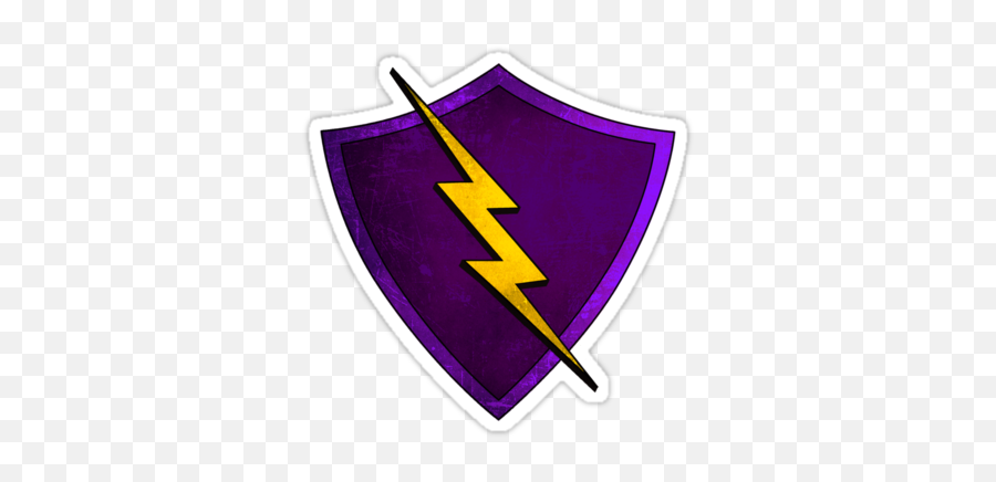 Purple Lightning Bolt - Shield With Lightning Bolt Shield With A Lightning Bolt Png,Bolt Png
