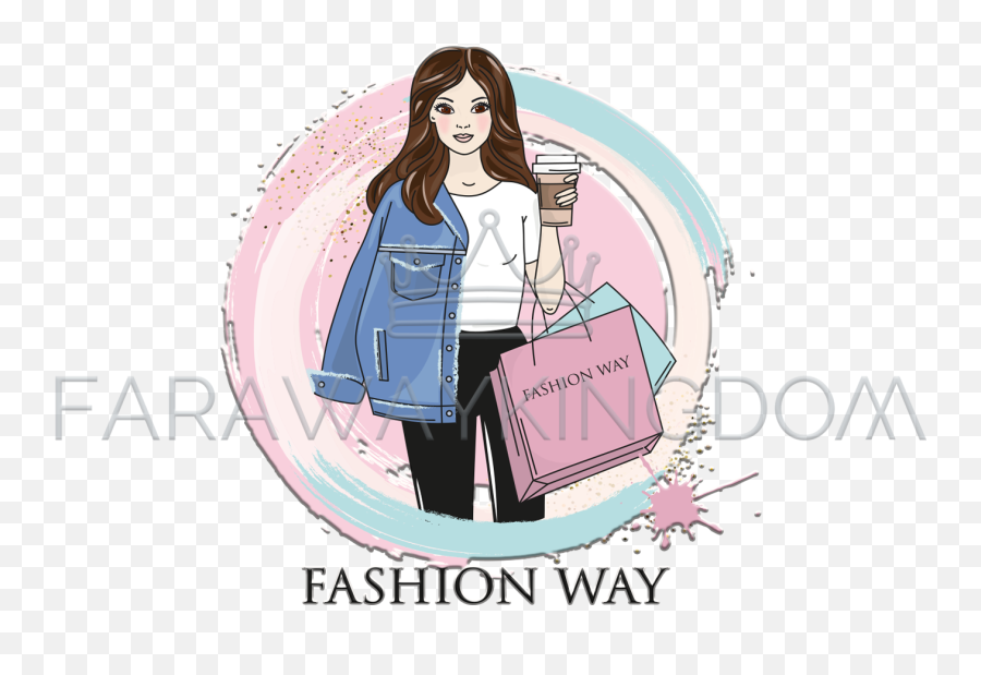 Fashion Way Vector Logo Farawaykingdom - Girl Png,Fashion Logo