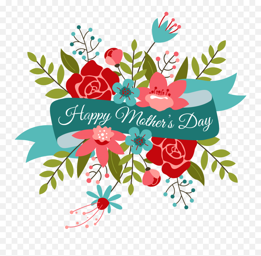 Happy Mothers Day Bouquet Transparent - Happy Mothers Day Clipart Png,Happy Mothers Day Transparent