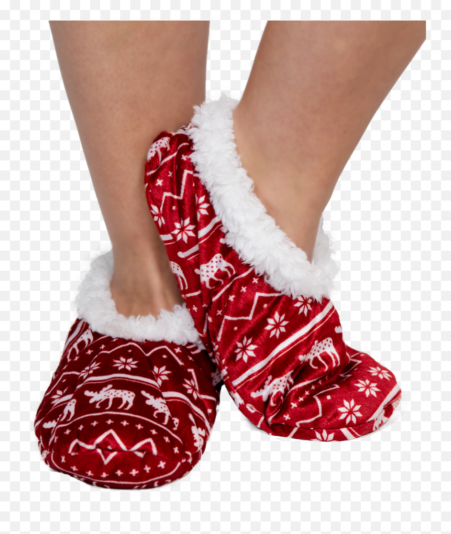 Nordic Moose Fuzzy Super Soft Slippers U2014 Ma U0026 Pau0027s Png