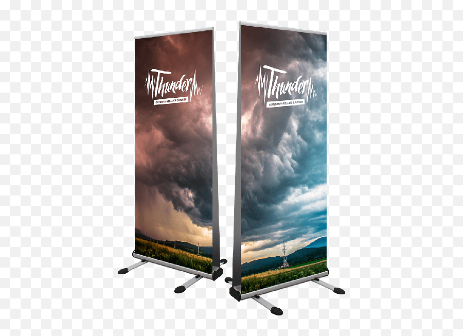 Outdoor Roller Banner - Roll Up Banners Png Full Size Png Banner,Banners Png