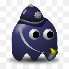 Purplesmilepacman Png Clipart - Royalty Free Svg Png Policeman Clipart,Pacman Png