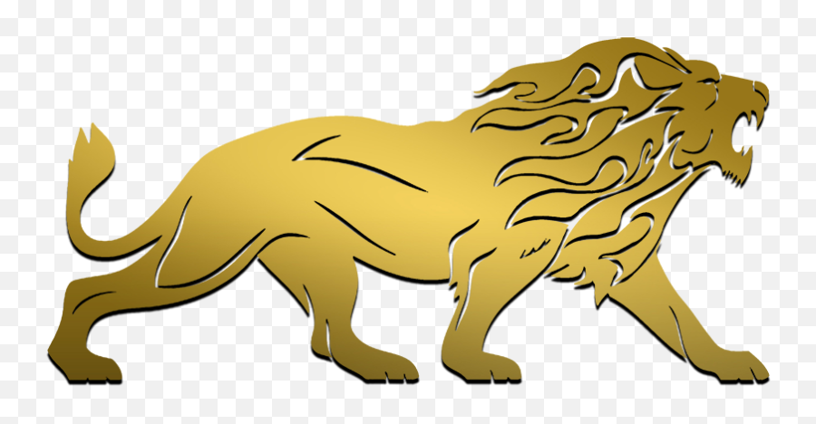 Vector Library Gold Lion Logos - Logo Transparent Background Lion Png,Lion Png Logo