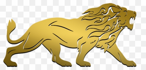 Vector Library Gold Lion Logos - Transparent Background Png