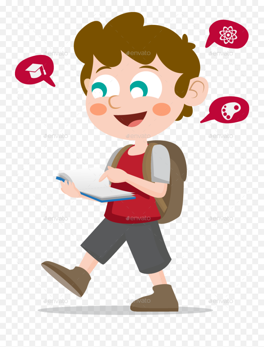 Download School Boy Png Clipart - School Boy Going To School Png,Boy Clipart Png