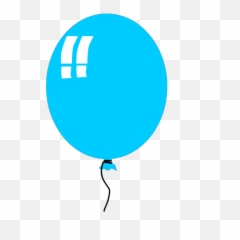 Helium Blue Balloon Clip Art - Vector Clip Art Balloon Clip Art Png,Balon Png