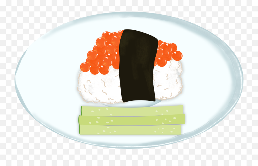 Download Sushi Caviar Decorative Elements Fresh Png And Psd - California Roll,Caviar Png