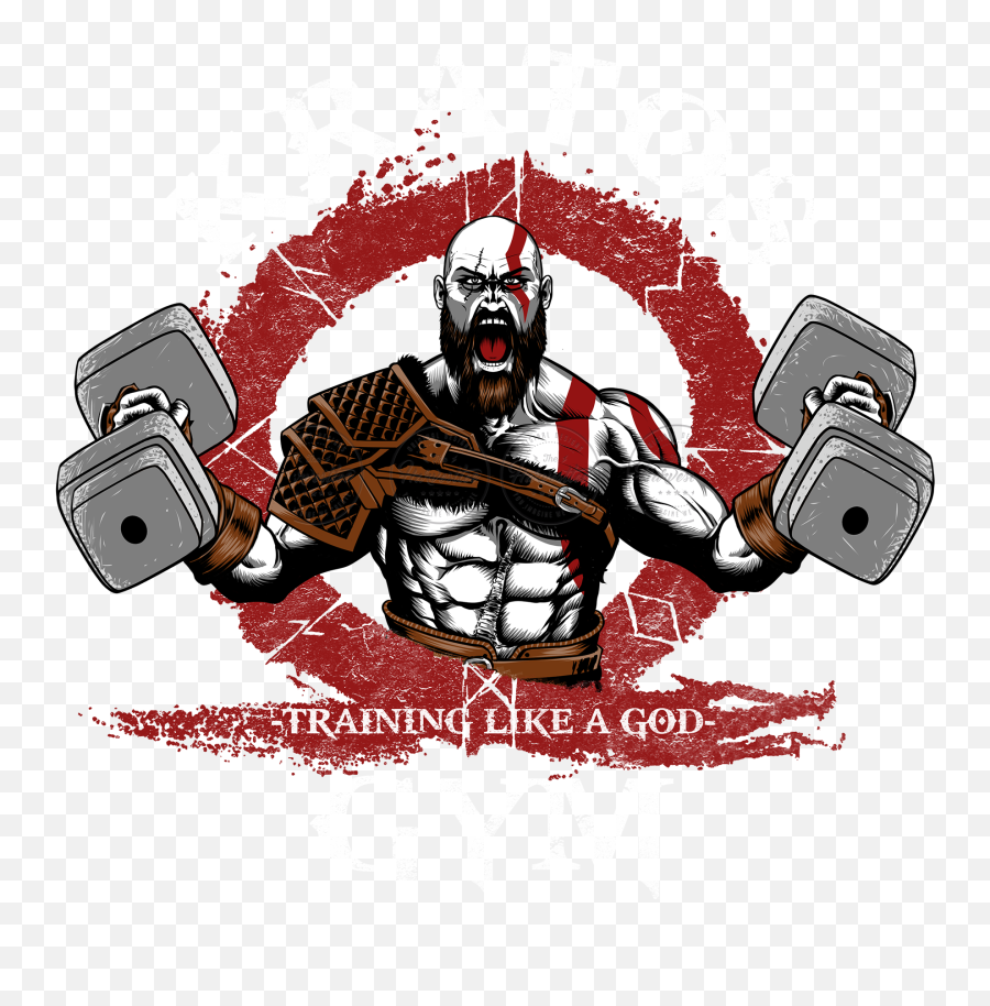 Kratos - God Of War Gym Png,Kratos Png