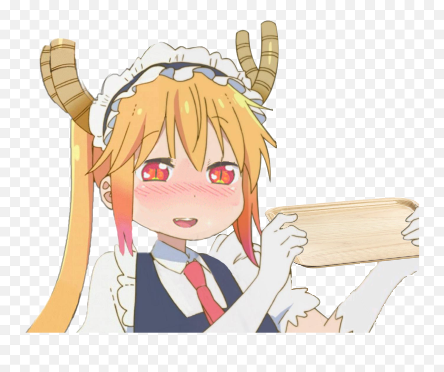 I Spent A Lot Of Time Changing The Sign In Tohru Holding - Tohru Memes Png,Tohru Png