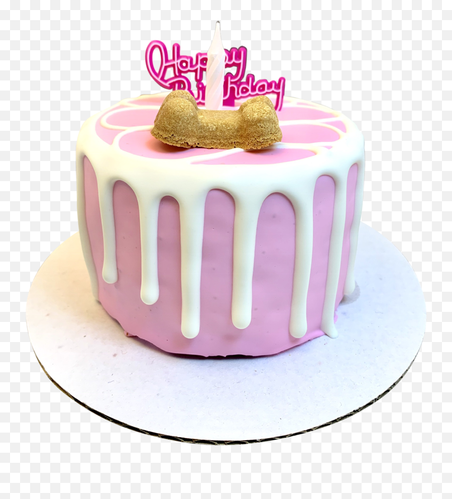 The Perfect Drip Cake For Doggos Dog Cakes Birthday - Birthday Cakes For Your Pets Png,Cake Emoji Png
