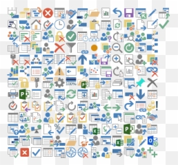 Microsoft Project Icon - Office Ribbon png