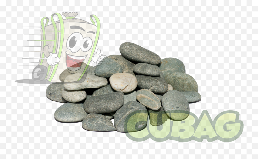 Download Hd River Stones Medium 1m Cubag - Pebble Rock Png,Pebble Png